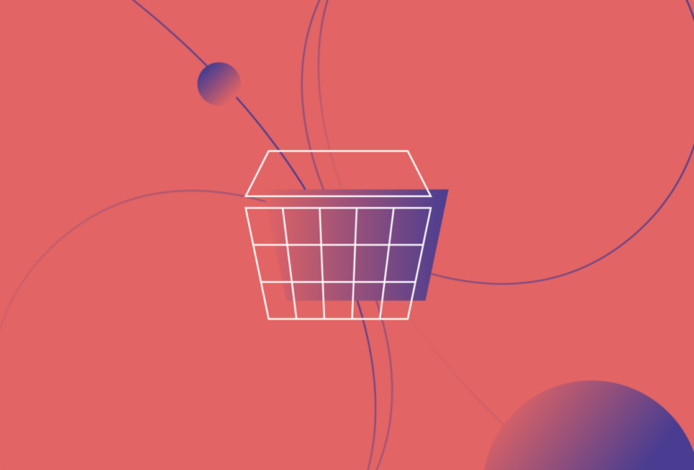 Blog 2 pink shopping basket icon