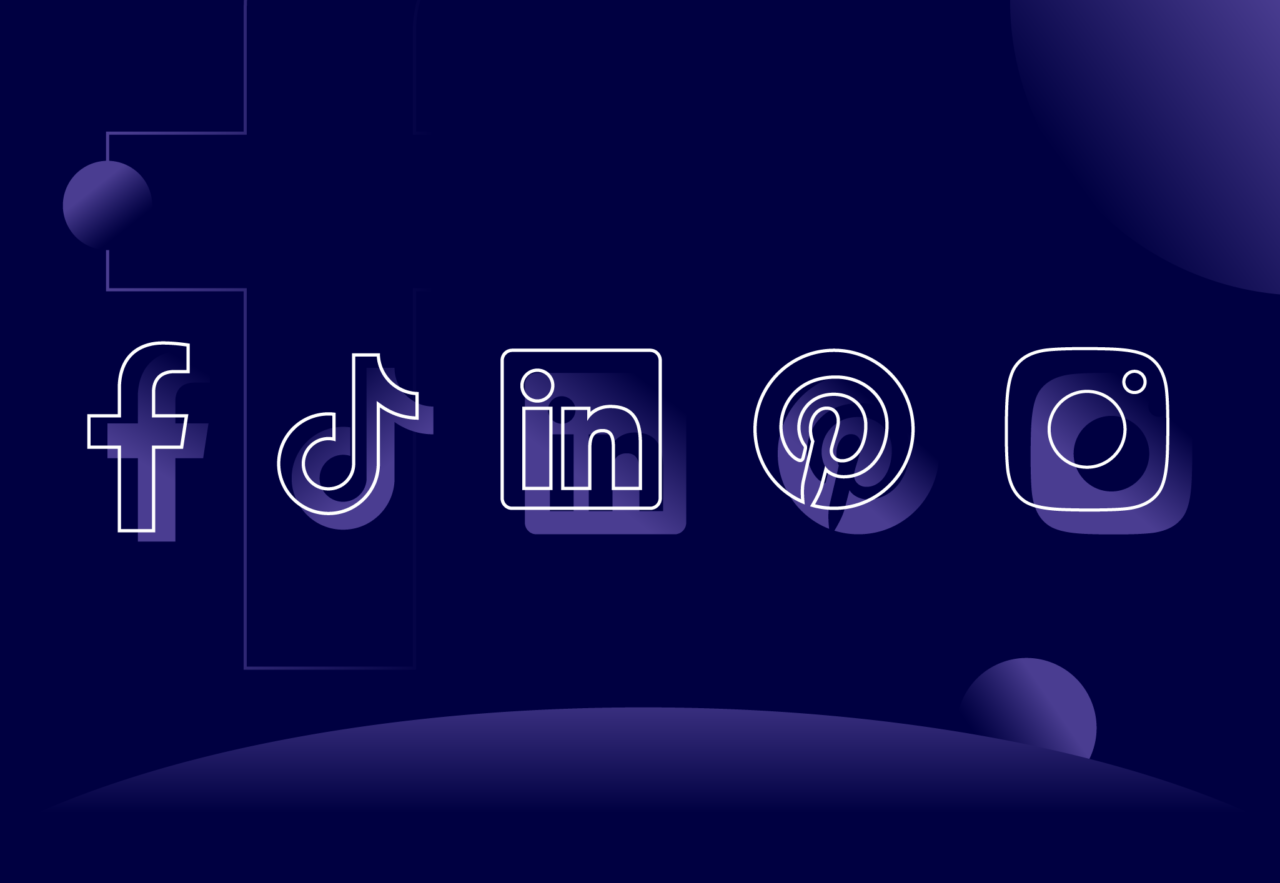 navy social media icons