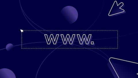 navy URL icon