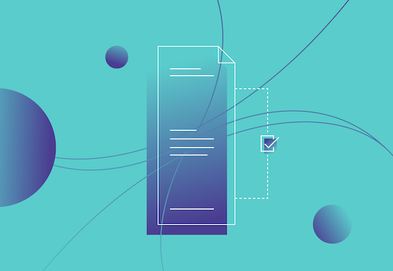 Teal long-form content icon