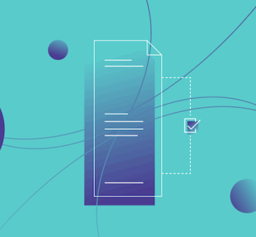 Teal long-form content icon