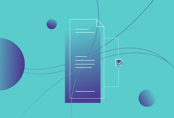 Teal long-form content icon