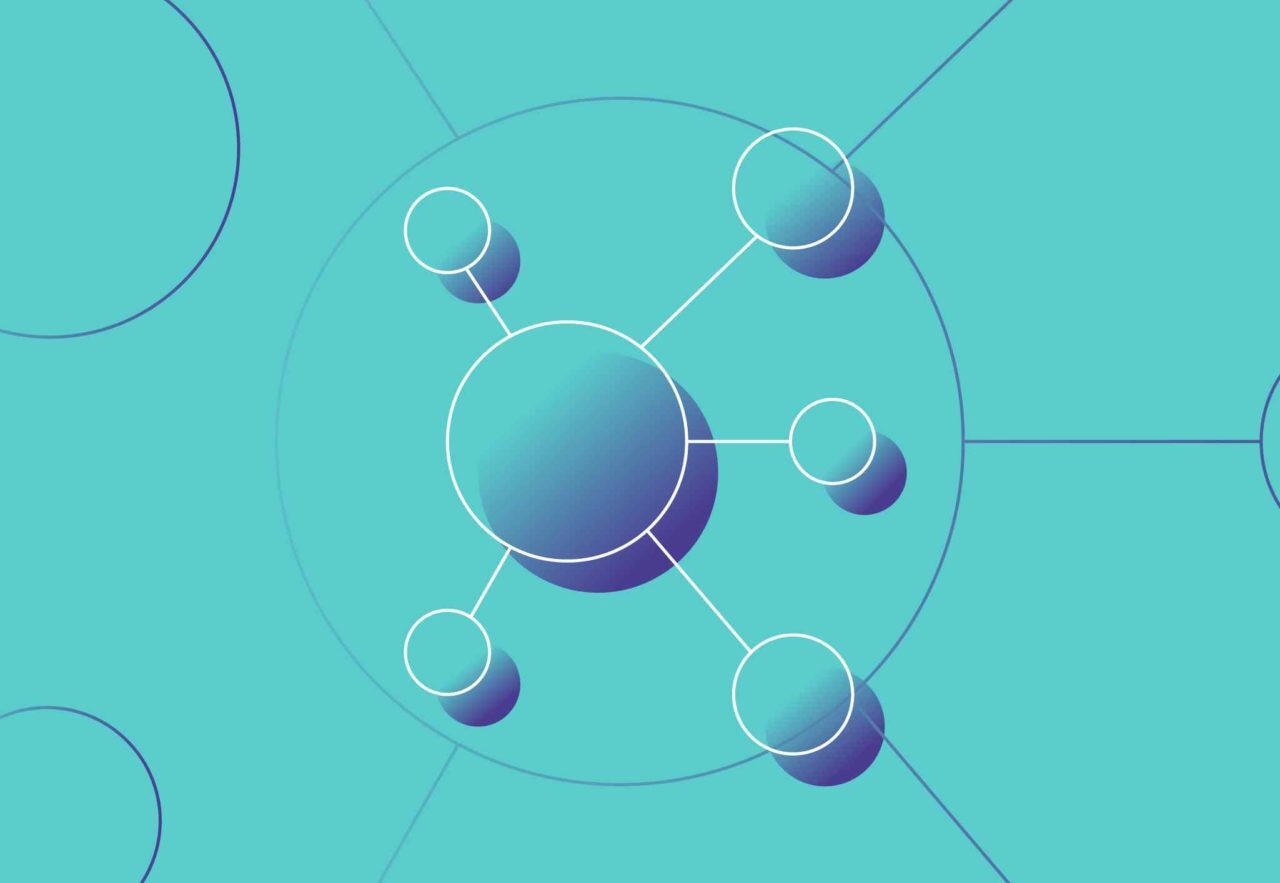 teal topic clusters icon