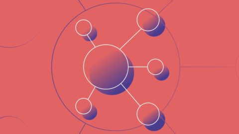 pink topic clusters icon