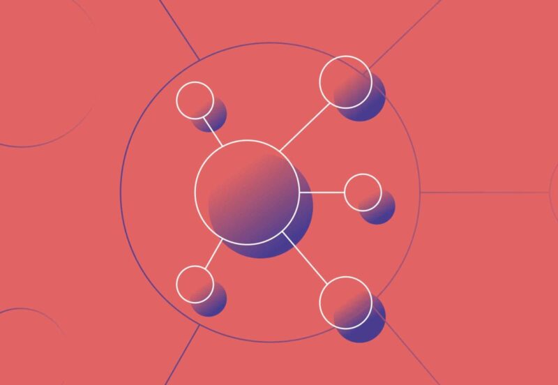 pink topic clusters icon