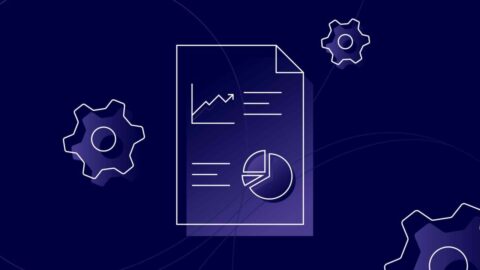 strategy document image blue