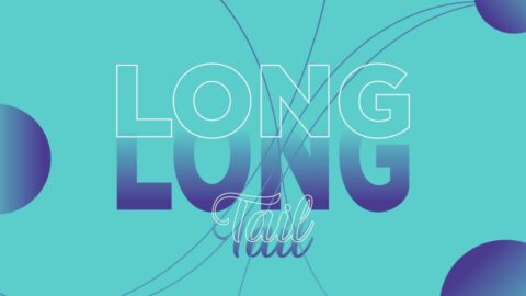 teal long tail keywords graphic