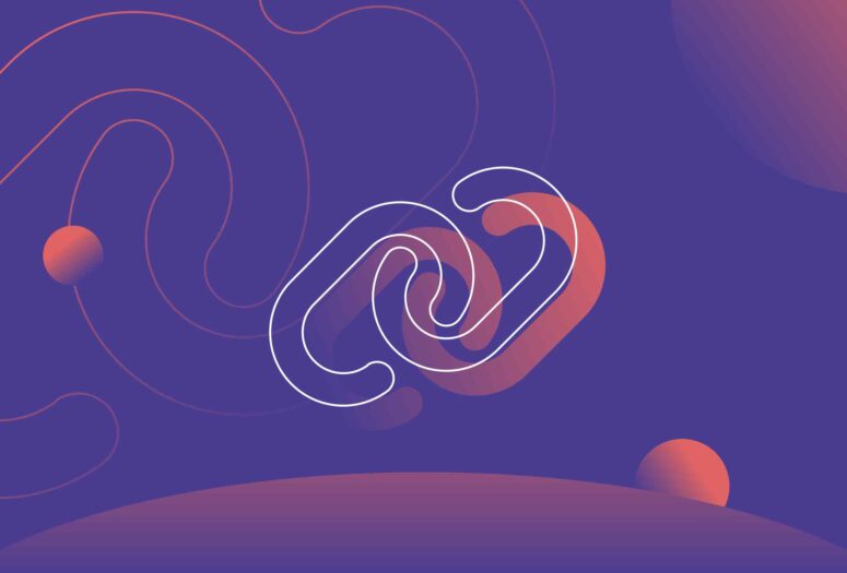 Blog 2 purple link icon