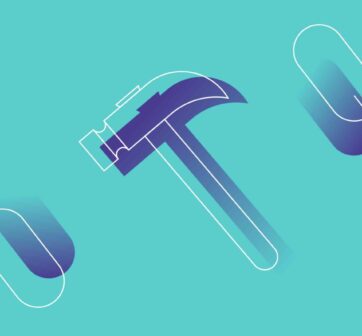 teal link building icon