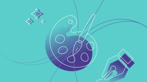 Teal creative icon