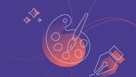 purple imagery icon