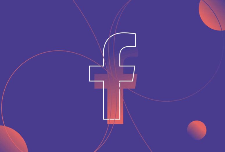 purple facebook icon