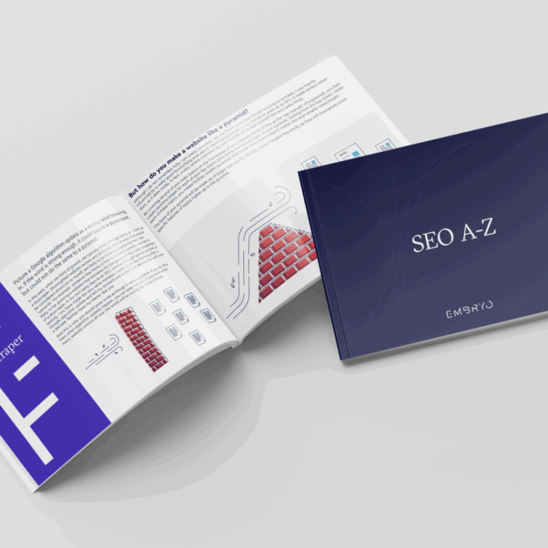 seo a-z open brochure