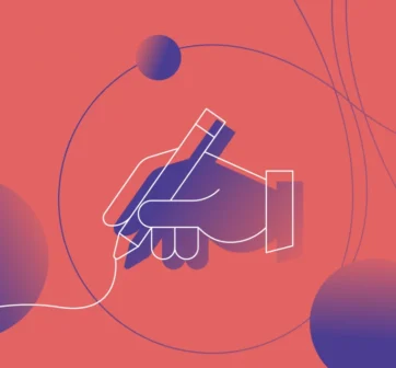 red content writing icon