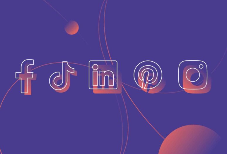 Blog 2 purple social media icons