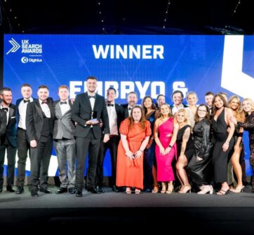 embryo is a uk search awards winner