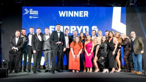 Embryo is a UK Search Awards winner