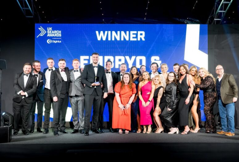 embryo is a uk search awards winner