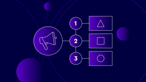Types of marketing attribution as icons