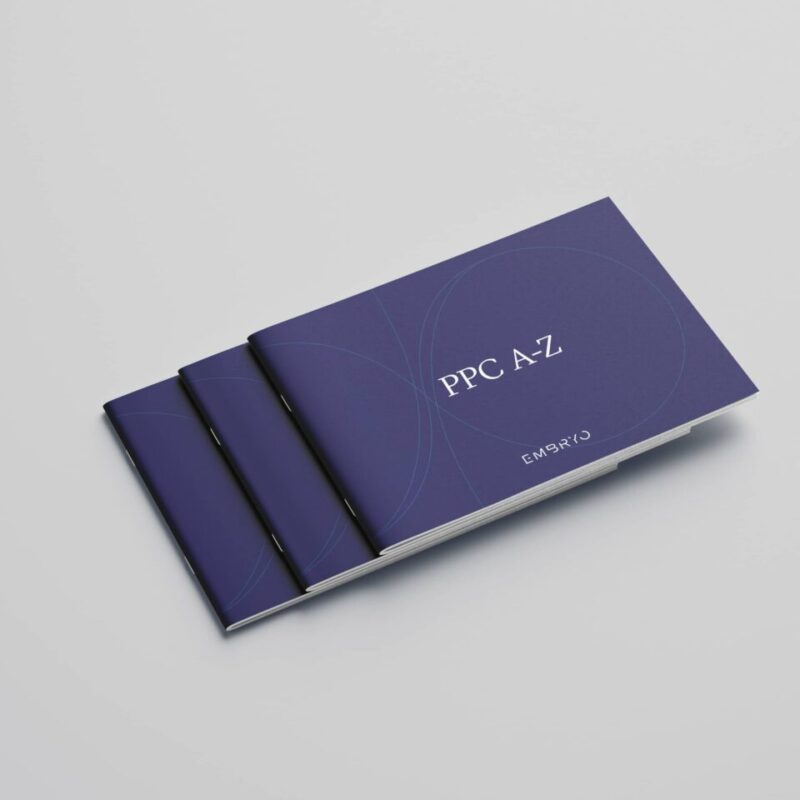PPC A-Z Guide 1 ppc brochure cover by embryo