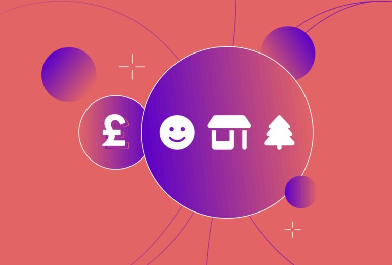 illustration for 'your money your life' using pound sign and house