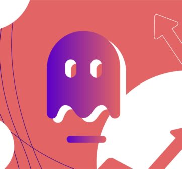 Ghost from PAC-MAN showing online gaming