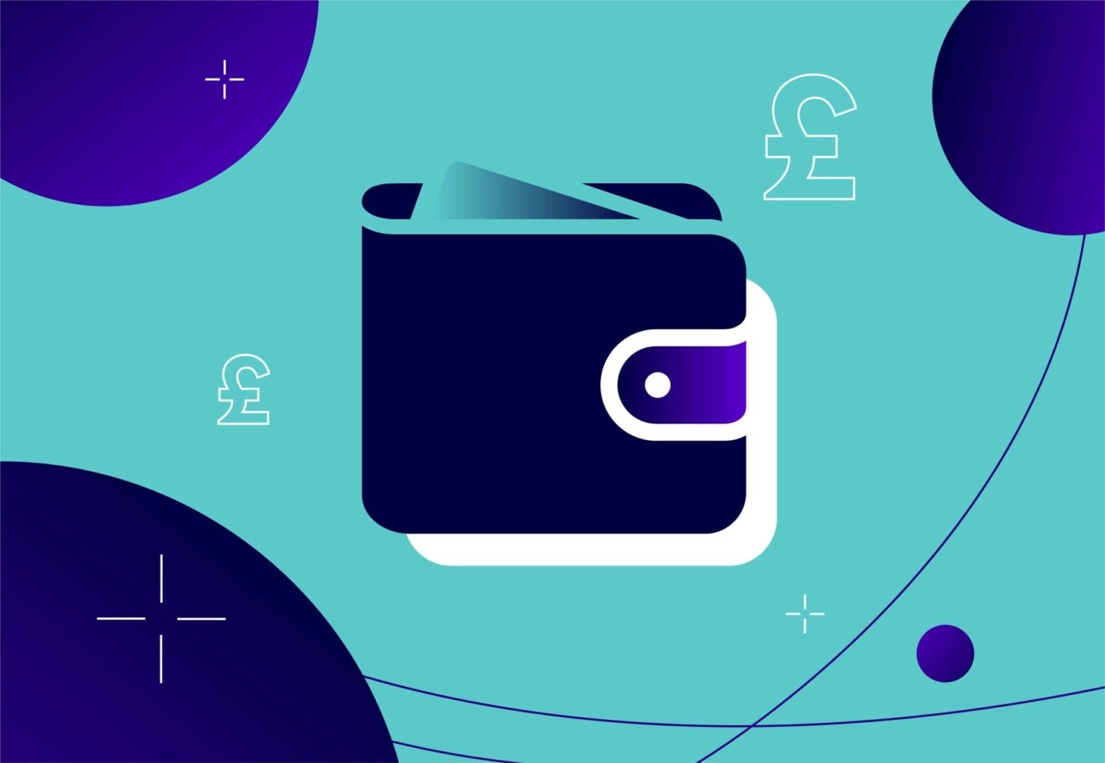 wallet surrounded by pound signs