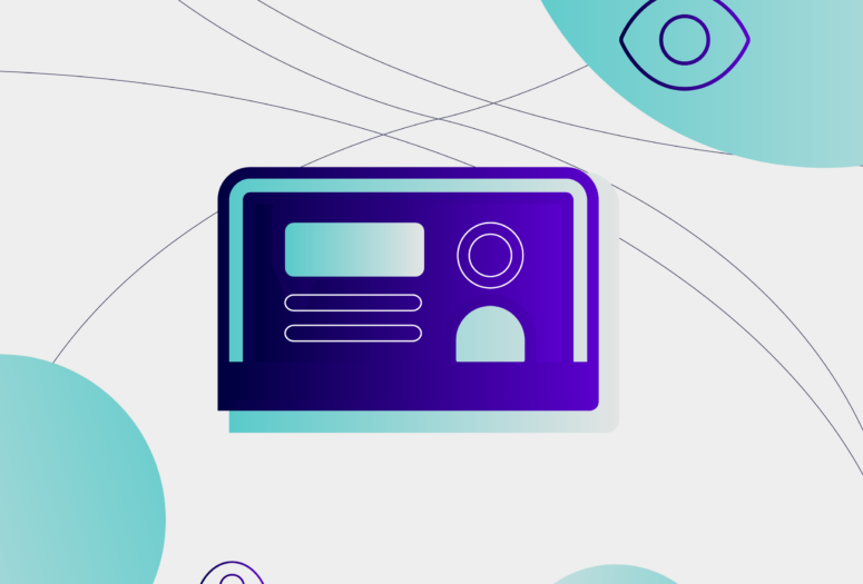 desktop page illustration with anonymous headshot and caption