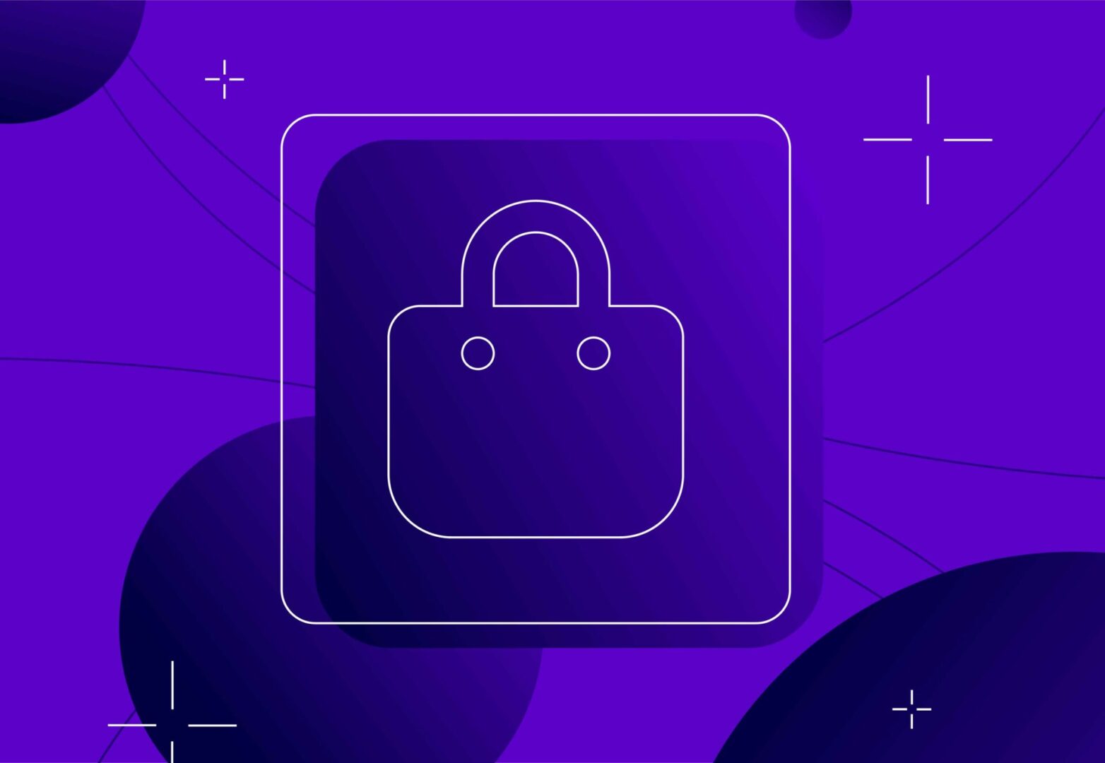 Icon of a shopping bag