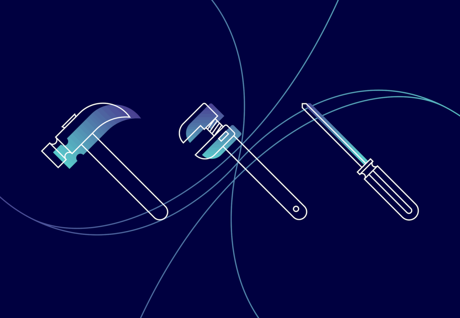 An illustration of tools