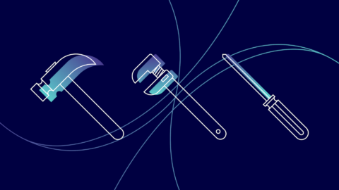 An illustration of tools