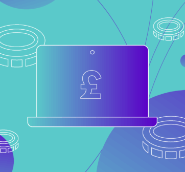 Illustration of laptop with a pound sign