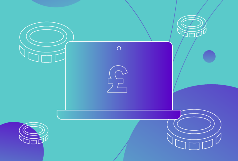 Blog 2 illustration of laptop with a pound sign