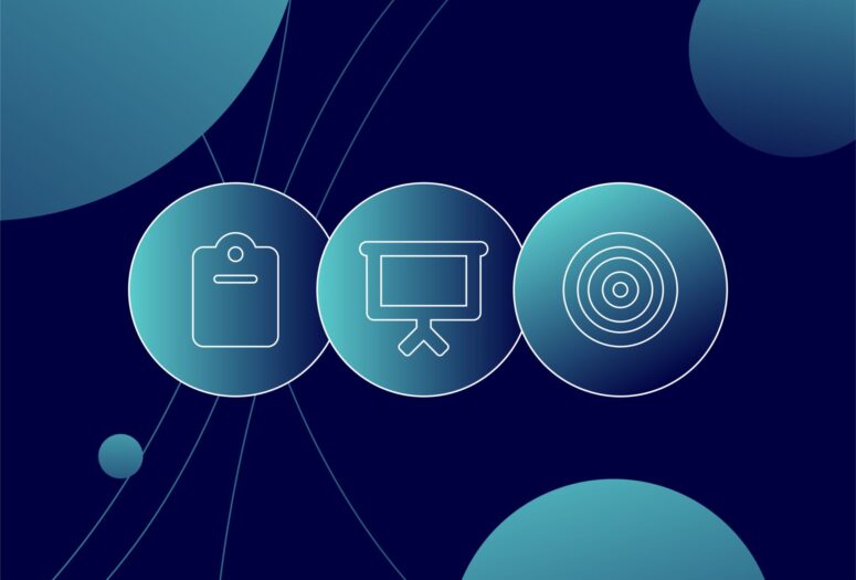 data visualisation using icons