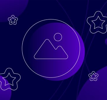 illustration of image content with stars