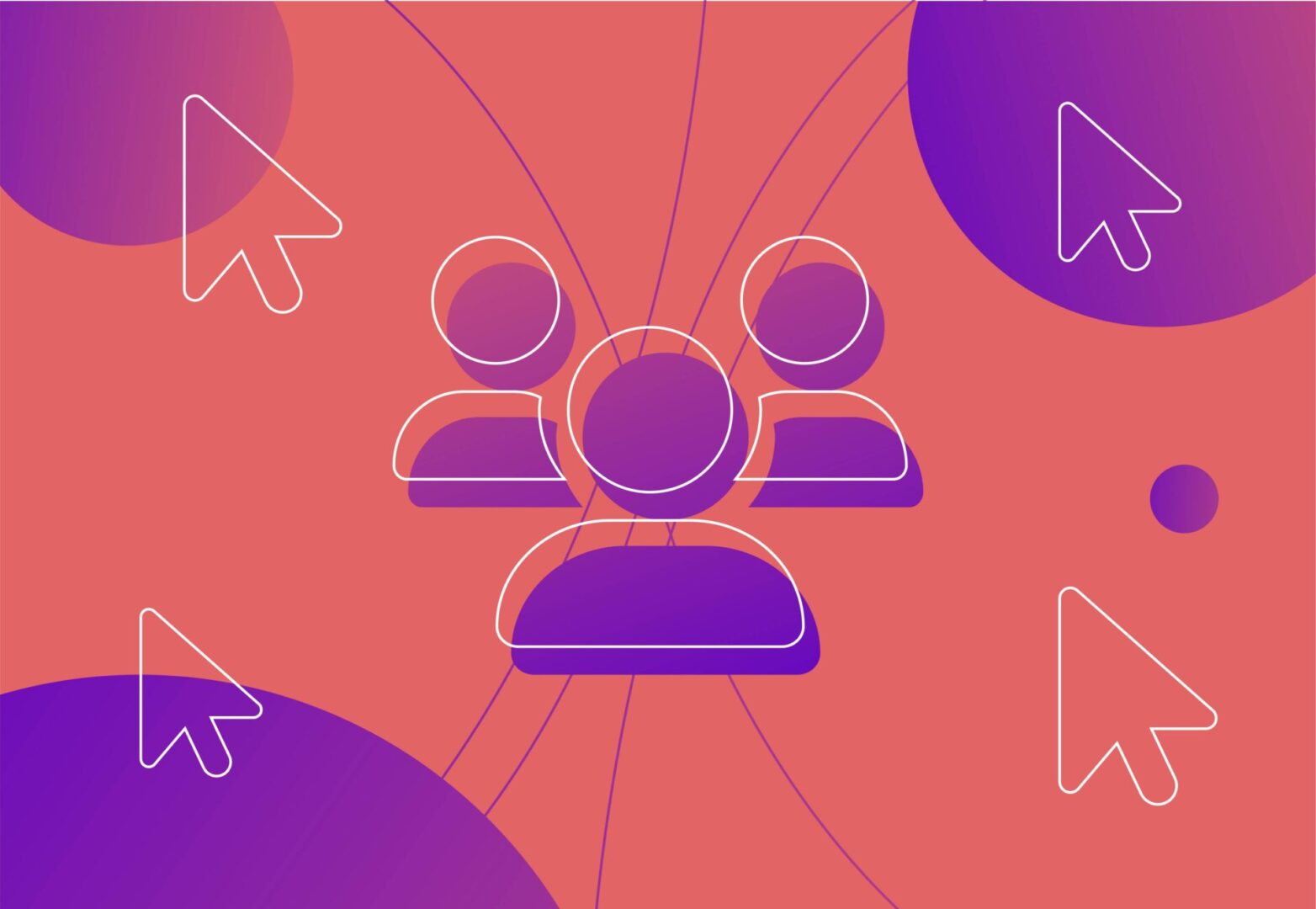 Anonymous search users with computer mouse click