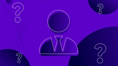 icon of anonymous person in a suit