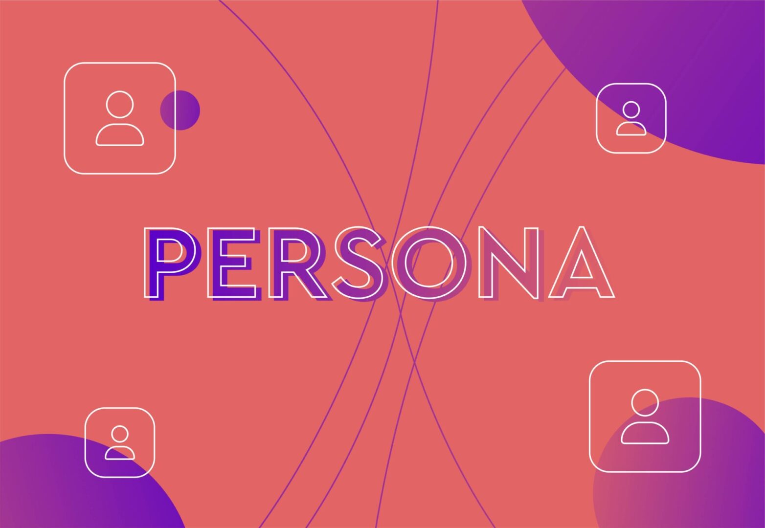 Persona in orange text