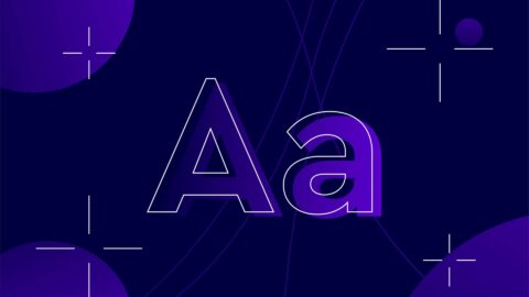 Aa icon for language processing