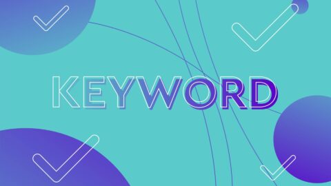 keyword text surrounded by ticks