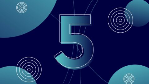 Number 5 icon