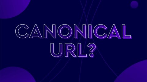 Canonical URL text in purple