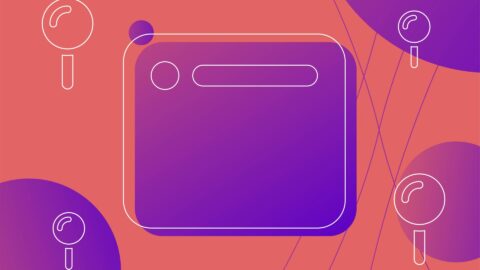 Desktop icon with search