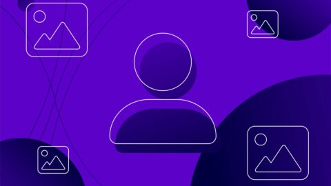 Anonymous user icon with images