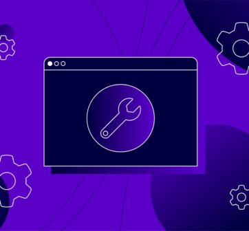 Illustration of tools on desktop for core update