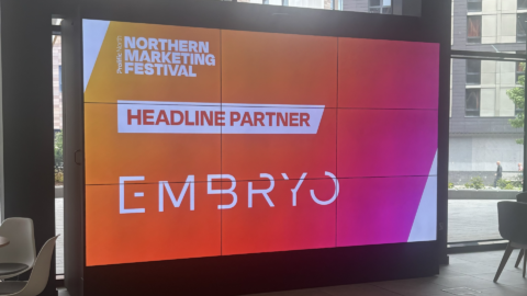 Embryo feature as headline sponsor for Northern Marketing festival