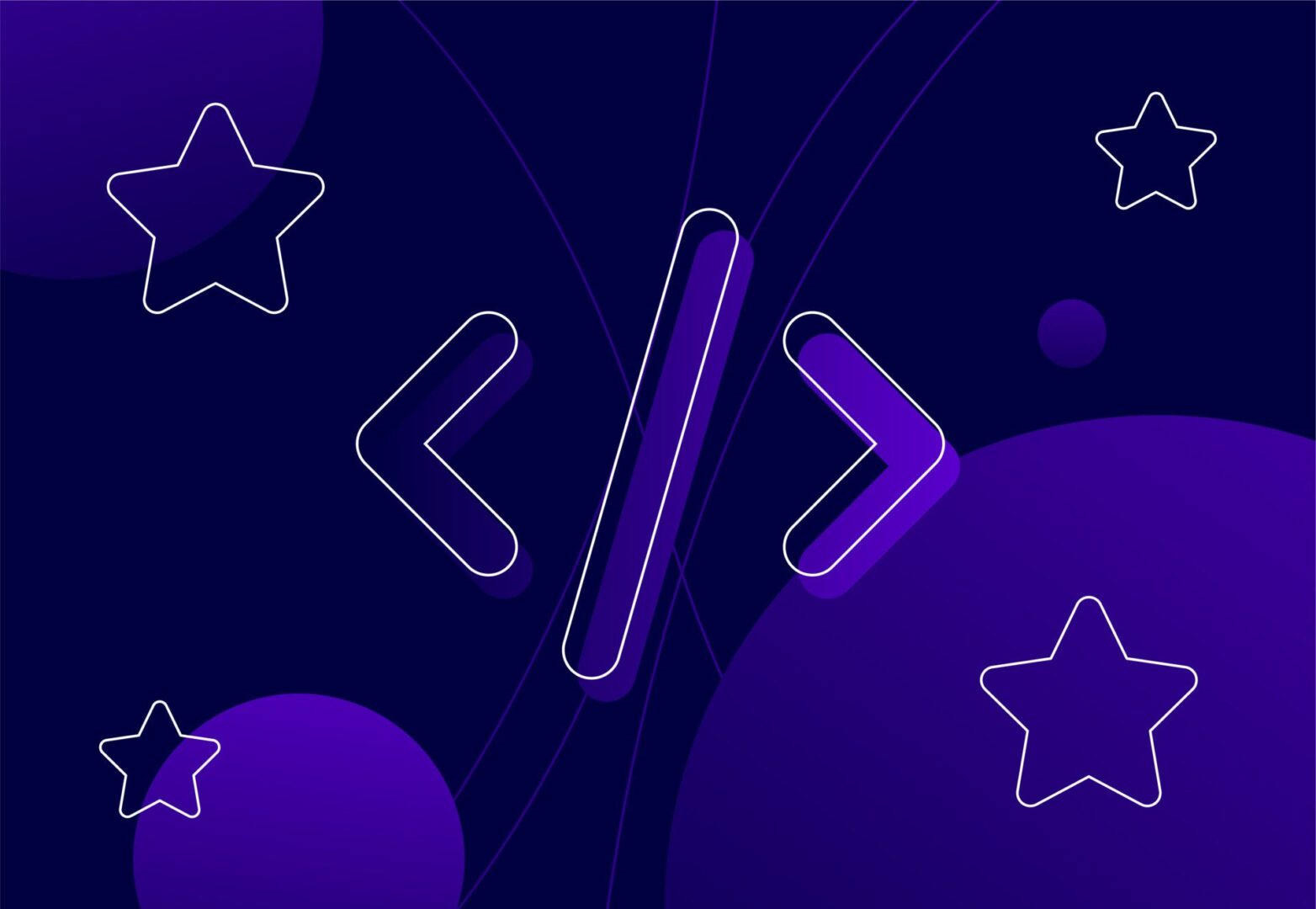 Illustration showing code associated with software development