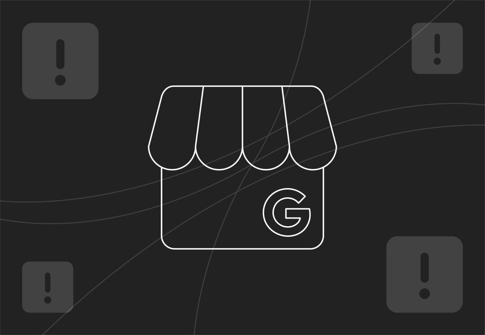 Image showing icons of cogs and a person to help illustrate a blog on fixing Google My Business profile