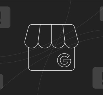 Image showing icons of cogs and a person to help illustrate a blog on fixing Google My Business profile