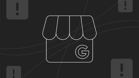 Image showing icons of cogs and a person to help illustrate a blog on fixing Google My Business profile